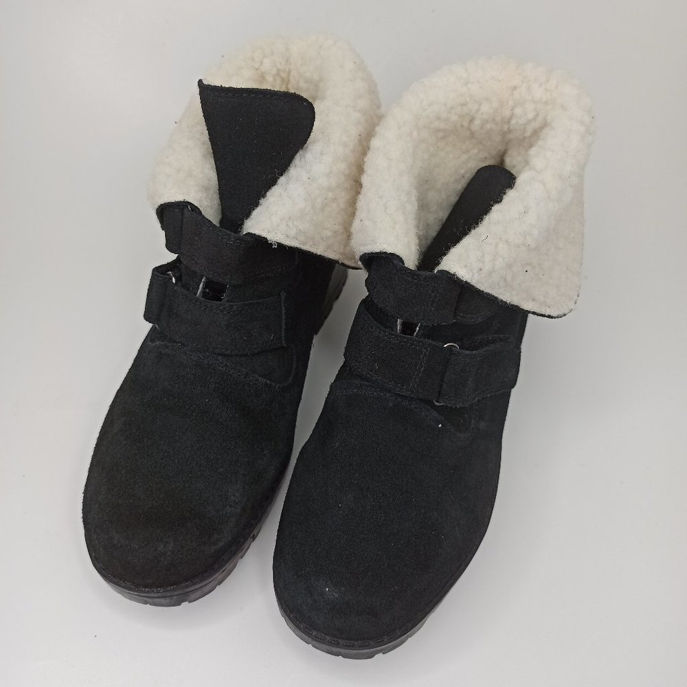 Newport news Black suede leather booties - Picture 6 of 10